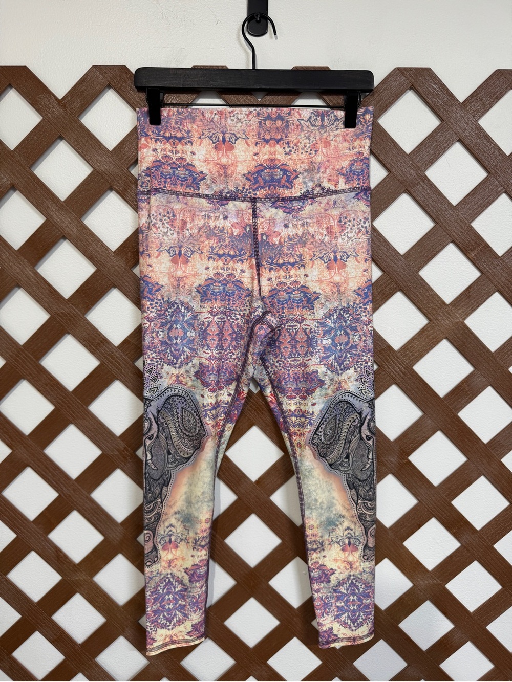 WAP105 {Evolution and Creation} Mandala Print High Rise 7/8 Yoga Leggings Pants